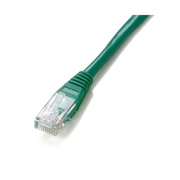 Cable red equip latiguillo rj45 u - utp cat6 5m verde