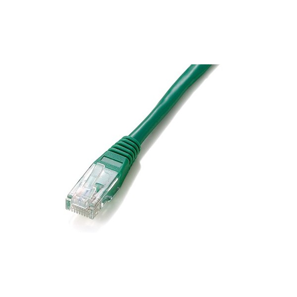 Cable red equip latiguillo rj45 u - utp cat6 10m verde