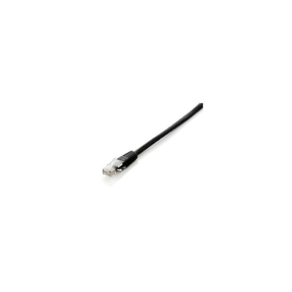 Cable red equip latiguillo rj45 u - utp cat6 0.5m negro