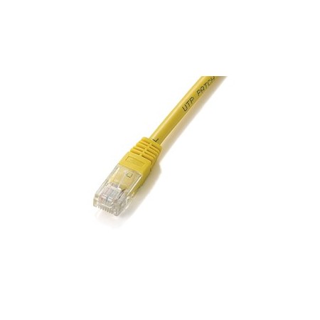 Cable red equip latiguillo rj45 u - utp cat6 0.5m amarillo