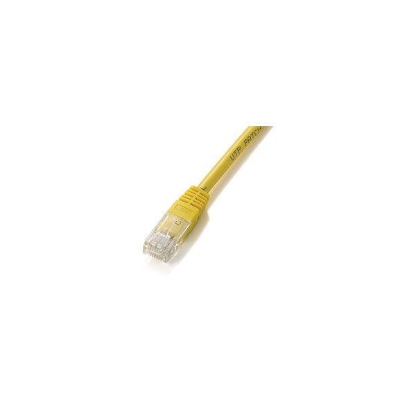 Cable red equip latiguillo rj45 u - utp cat6 0.5m amarillo