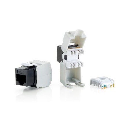 KIT 8 UDS CONECTOR HEMBRA RJ45 UTP CAT6 PANEL KEYSTONE TOOL FREE
