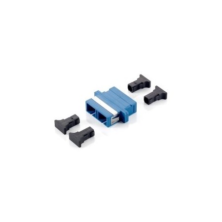 ADAPTADOR FIBRA OPTICA SC DUPLEX MONOMODO PACK 12u