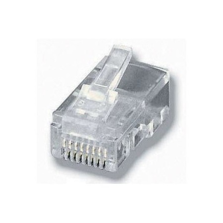 KIT 100 CONECTORES RJ45 EQUIP TELEFONIA 121151