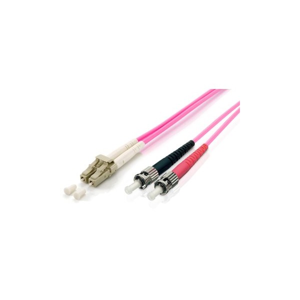 CABLE FIBRA OPTICA MULTIMODO LIBRE HALOGENOS LC/ST 50/125u 1M OM4