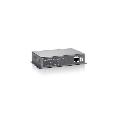 POE EXTENDER LEVEL ONE POR-0200 1 PUERTOS CONECTABLE EN CASCADA EXTIENDE 100m PoE-PLUS