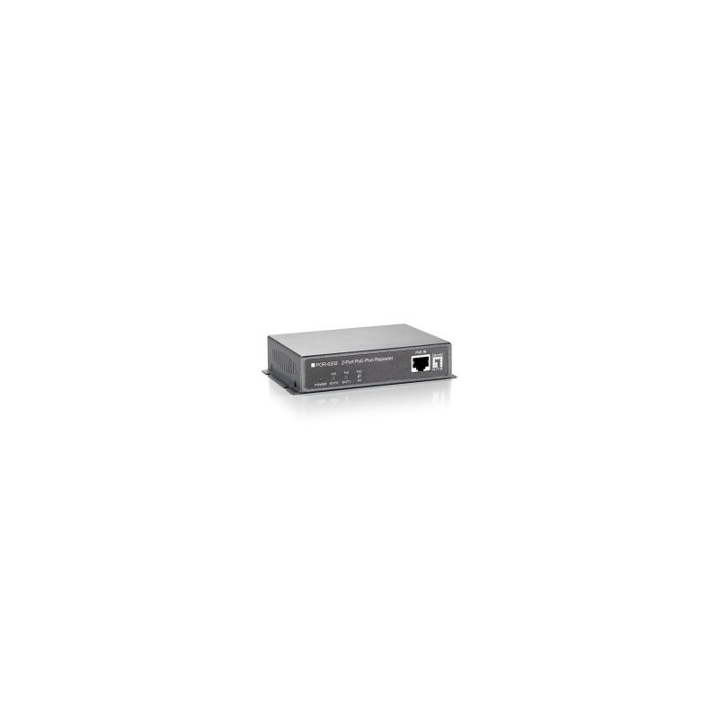 POE EXTENDER LEVEL ONE POR-0202 PoE-PLUS 2 PUERTOS CONECTABLE EN CASCADA EXTIENDE 100m
