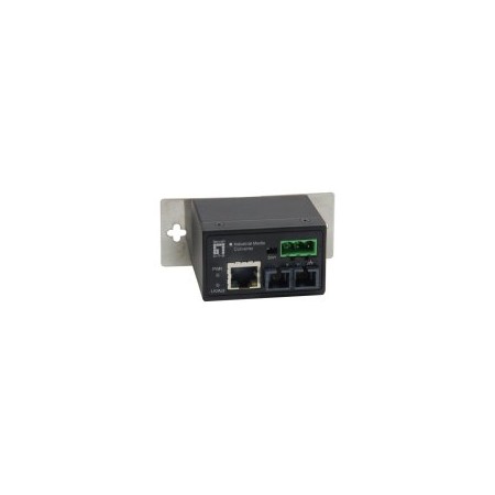 CONVERTIDOR FIBRA LEVEL ONE IEC-4002 RJ45 ETHERNET A FIBRA MULTIMODO ST 2KM