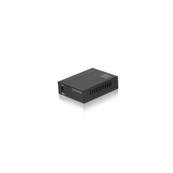 CONVERTIDOR FIBRA LEVEL ONE GVT-2010 RJ45 ETHERNET A SFP GB PoE PD
