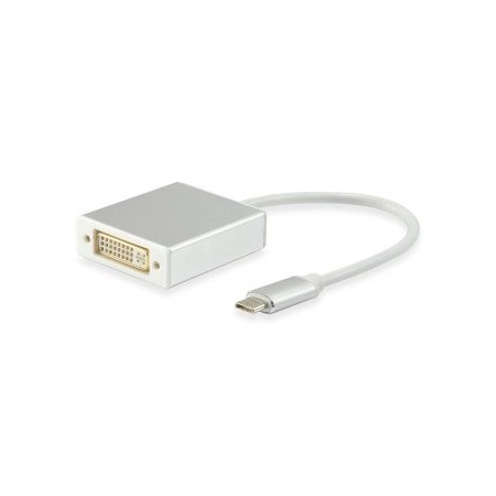 ADAPTADOR USB-C EQUIP 133453 A 1xDVI-I HEMBRA 0,15M