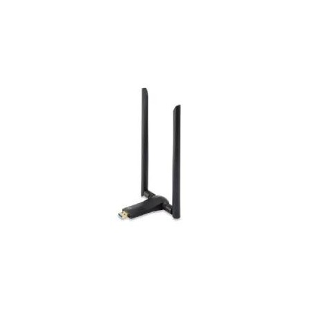 Adaptador wifi usb 3.0 dualband level one ac1200 300mb en 24ghz y 867mb en 5ghz usb 3.0 2 antenas desmontables