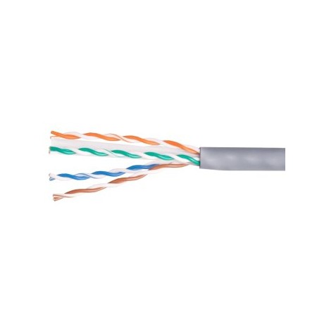 BOBINA EQUIP CATEGORIA 6A U/UTP RIGIDO 305M LSOH LIBRE HALOGENOS