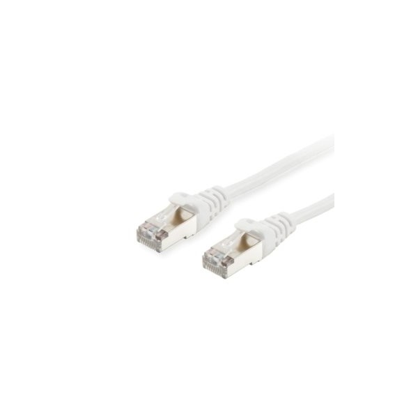 LATIGUILLO APANTALLADO CAT.6A S/FTP LSOH 0.5M COLOR BLANCO EQUIP