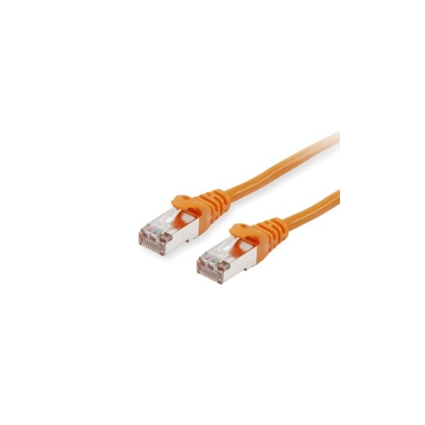 LATIGUILLO APANTALLADO CAT.6A S/FTP LSOH 1M COLOR NARANJA EQUIP 606603