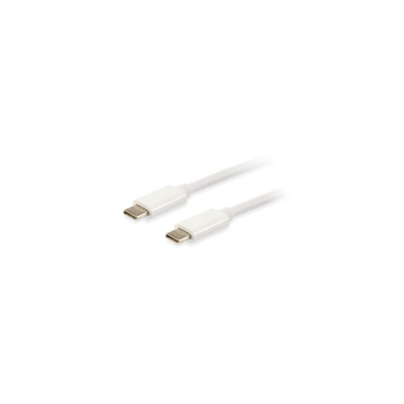 CABLE USB-C A USB-C 1M EQUIP COLOR BLANCO