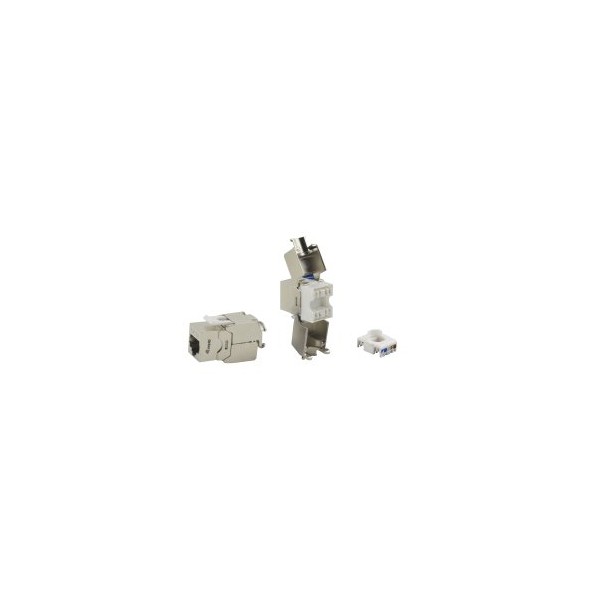KIT 8 UDS CONECTOR HEMBRA RJ45 UTP CAT6A TOOL FREE 769222