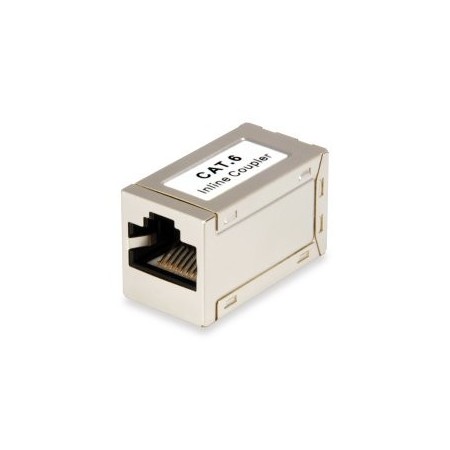 ADAPTADOR RJ45 CAT.6 APANTALLADO HEMBRA - HEMBRA 121179