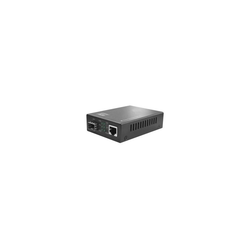 CONVERTIDOR DE MEDIOS LEVEL ONE GVT-2012 RJ45 GB A SFP PoE PS3 30W