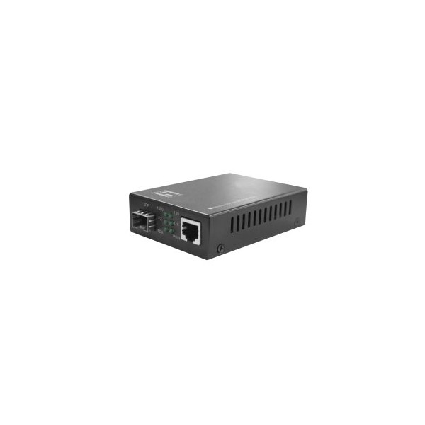 CONVERTIDOR DE MEDIOS LEVEL ONE GVT-2012 RJ45 GB A SFP PoE PS3 30W