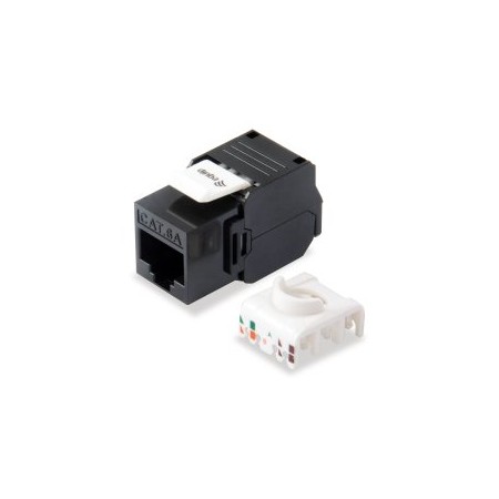 KIT 8 UDS CONECTOR HEMBRA RJ45 UTP CAT6A PANEL KEYSTONE TOOL FREE REF- 769226