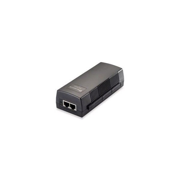 POE INJECTOR ADAPTER GIGABIT LEVEL ONE 30W PASA DATOS Y ALIMENTACION POR EL MISMO CABLE HASTA 100M