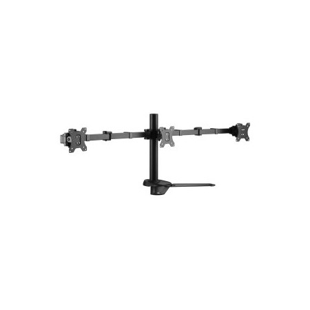 SOPORTE DE MESA CON BASE EQUIP 650125 PARA 3 PANTALLAS 13″-27″ DOBLE BRAZO VESA STANDARD HASTA 8KG