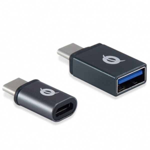 Kit adaptadores conceptronic usb tipo c 3.1 1ud usb - c a usb a hembra 3.0 1 ud usb - c a micro usb hembra
