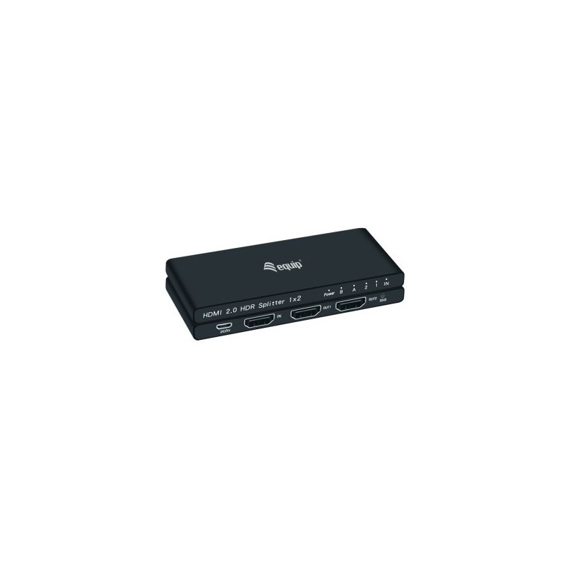 SPLITTER HDMI 2.0 ULTRASLIM 2 PUERTOS EQUIP
