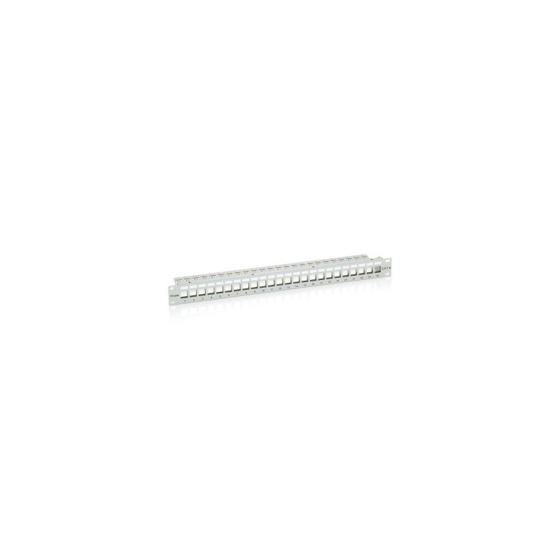 PATCH PANEL 24 PUERTOS CAT.6 APANTALLADO VACIO COLOR GRIS