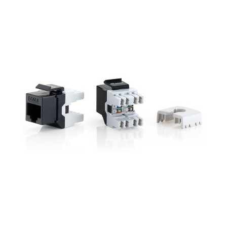 KIT 8 UDS CONECTOR HEMBRA RJ45 UTP CAT6 PANEL KEYSTONE