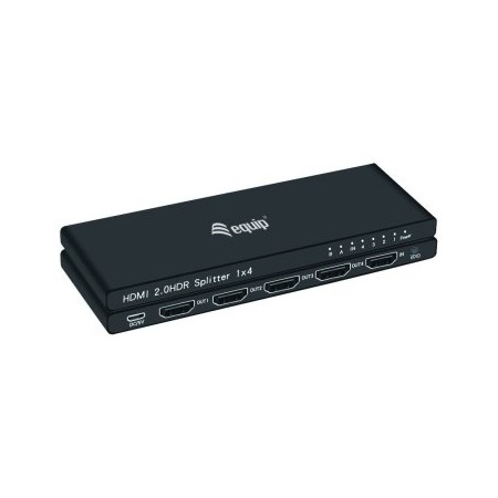 SPLITTER HDMI 2.0 ULTRASLIM 4 PUERTOS EQUIP