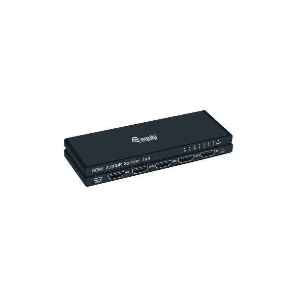SPLITTER HDMI 2.0 ULTRASLIM 4 PUERTOS EQUIP