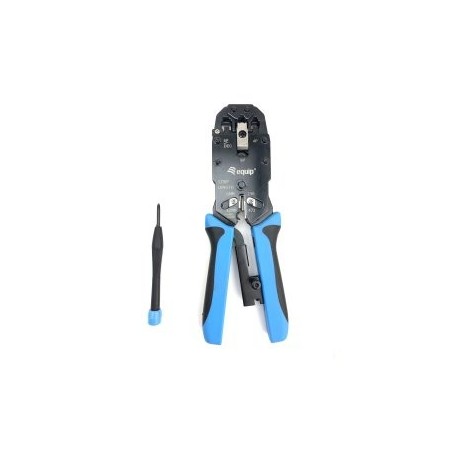 CRIMPADORA PROFESIONAL RJ11-RJ12-RJ45 EQUIP 129409