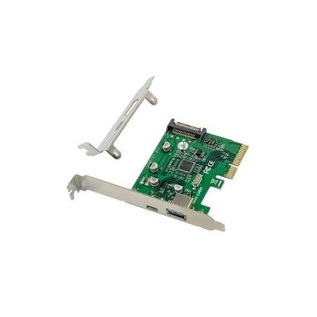 CONTROLADORA PCIe CONCEPTRONIC EMRICK09G PCIe X4 2 PUERTOS USB 3.2 GEN2 ( USB-C,USB-A)