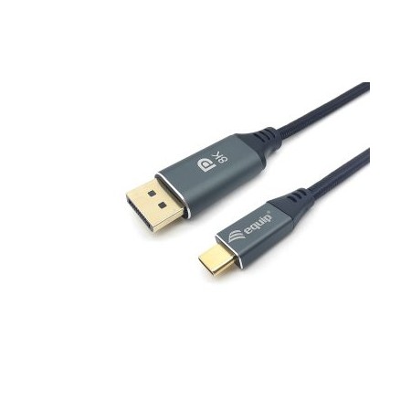 CABLE USB-C A DISPLAYPORT 1.4 MACHO MACHO 1M EQUIP 8K/60Hz REF. 133421