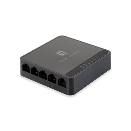 SWITCH LEVEL ONE GIGABIT NO GESTION 5P 10/100/1000 GEU-0522