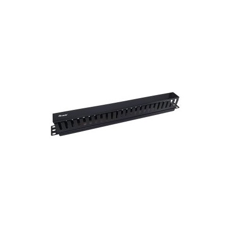 PANEL DE GESTION DE CABLES PARA RACK 19″ COLOR PLASTICO NEGRO EQUIP 327314