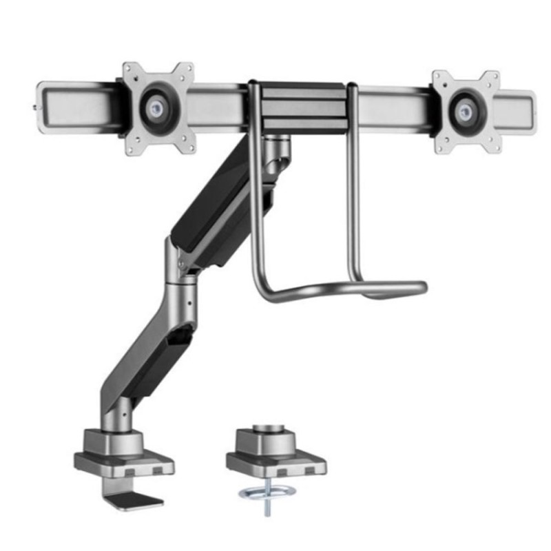 Soporte mesa equip vesa hasta 32 pulgadas 100x100 max 9kg doble pantalla