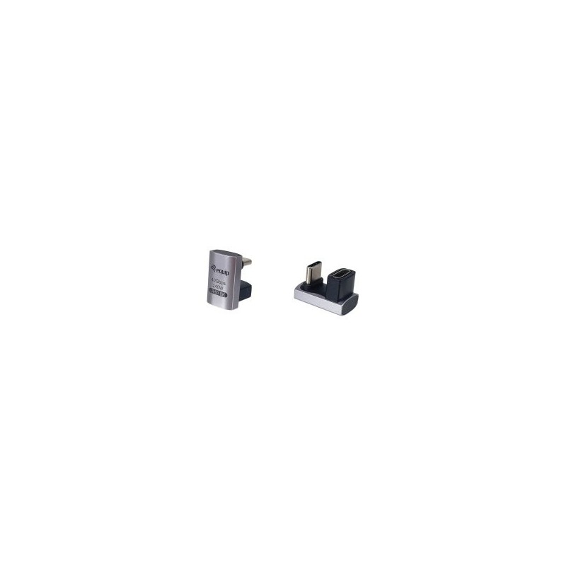 ADAPTADOR USB4 USB-C EQUIP 133477 MACHO HEMBRA 180º 40GPPS 240W PACK 2 UDS