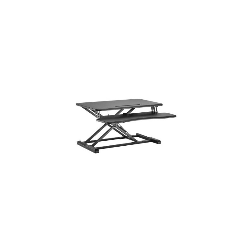 (Km0) STAND DE SOBREMESA ERGONOMICO EQUIP 650840 PARA PC / PANTALLA Y TECLADO ALTURA AJUSTABLE CASH3