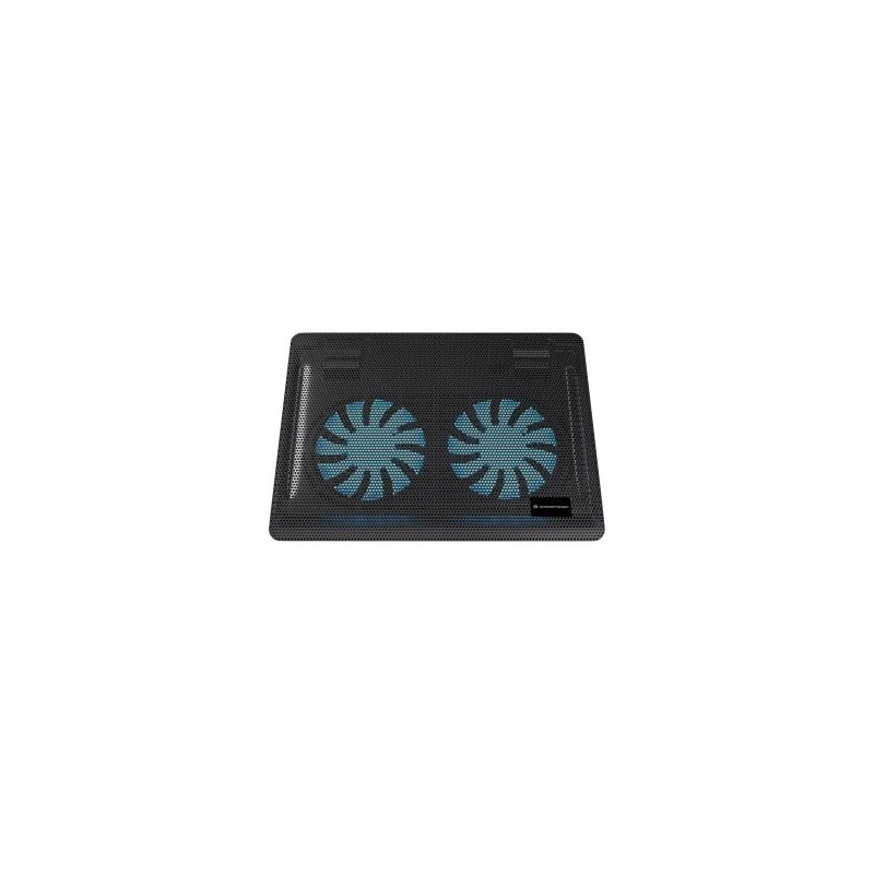 BASE DE REFRIGERACION PARA PORTATILES CONCEPTRONIC 2 VENTILADORES 125MM HASTA 15.6″