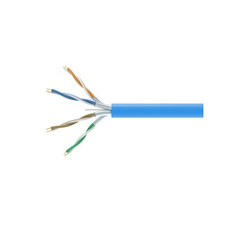 BOBINA EQUIP CATEGORIA 6A U/FTP 305M Dca LSZH LIBRE DE HALOGENOS COLOR AZUL