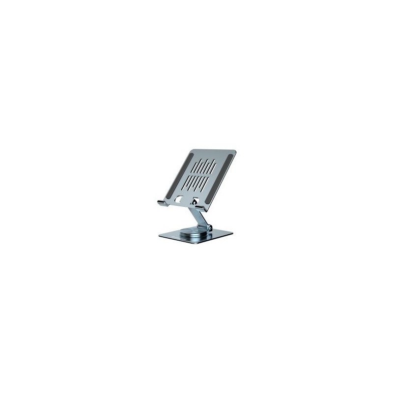 SOPORTE TABLET GIRATORIO Y PLEGABLE CONCEPTRONIC THANA09G BASE ROTACION 360° ALTURA AJUSTABLE