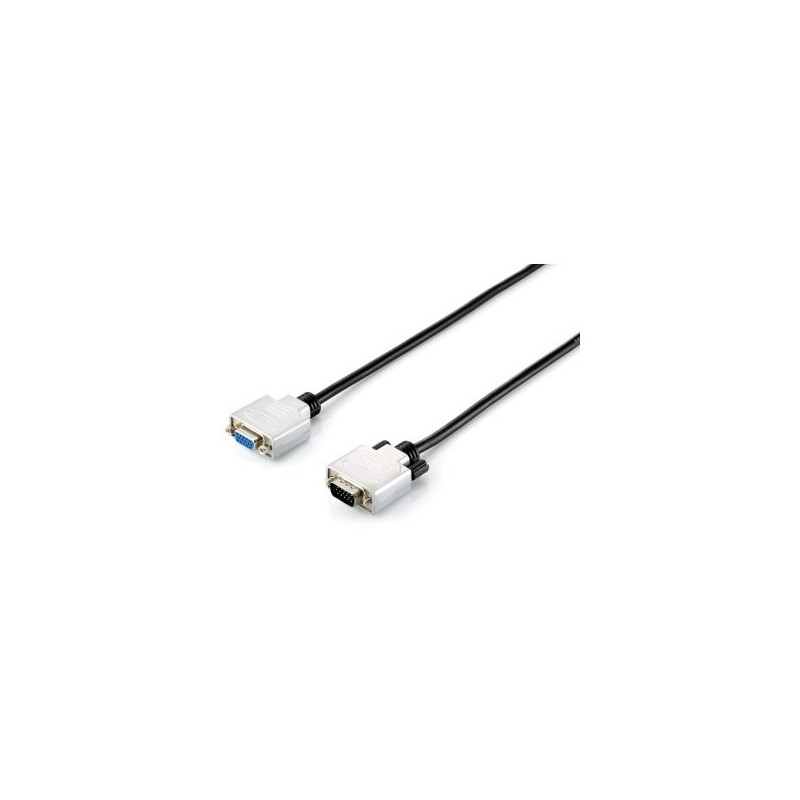 CABLE ALARGO SVGA EQUIP 3COAX MACHO - HEMBRA 15M CON FERRITAS CARCASA METALICA HQ 118855