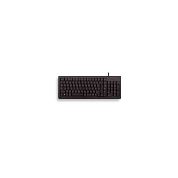 Teclado cherry slim reducida pad numerico usb negro