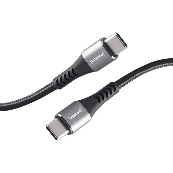 Cable usb tipo c intenso 1.5m - macho - macho - negro