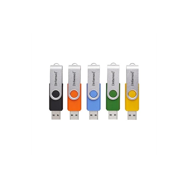 Memoria usb 3.2 intenso office line multipack 64gb 5 unidades