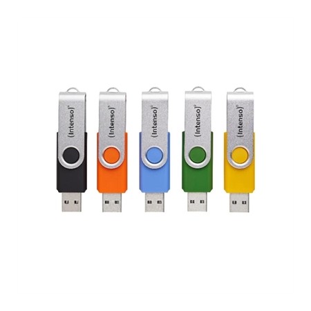 Memoria usb 3.2 intenso office line multipack 16gb 5 unidades