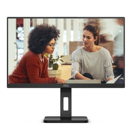Monitor AOC 24E3QAF 23.8″/ Full HD/ Multimedia/ Regulable en altura/ Negro