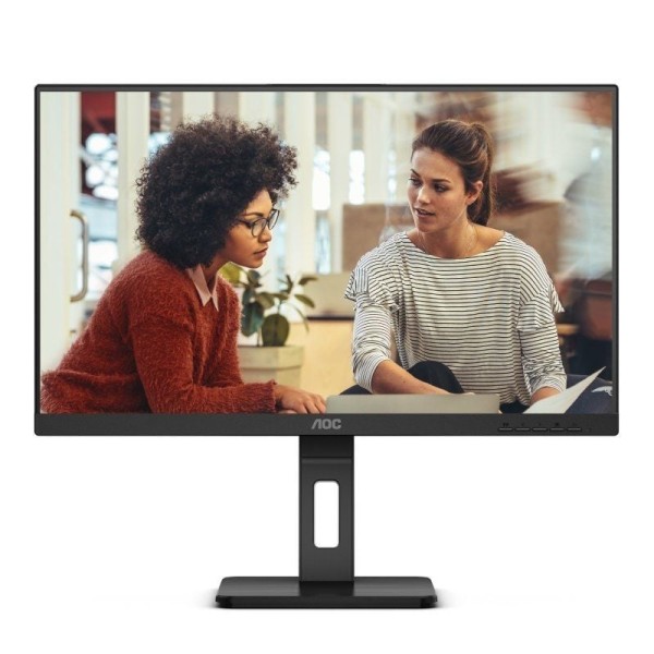 Monitor AOC 24E3QAF 23.8″/ Full HD/ Multimedia/ Regulable en altura/ Negro